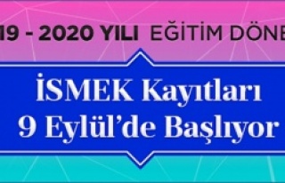 İSMEK KAYITLARI 9 EYLÜL’DE BAŞLIYOR