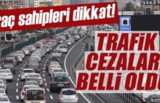 YENİ TRAFİK CEZALARI BELLİ OLDU