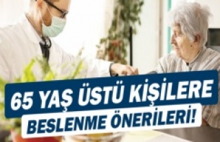 65 yaş üstü kişilere karantina dönemi beslenme...