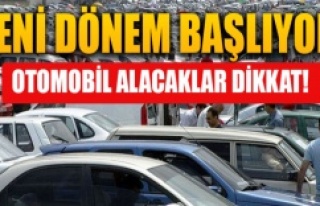 İkinci el otomobil alım satımında yeni dönem...