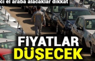 İkinci el otomobil fiyatlarında düşüş beklentisi