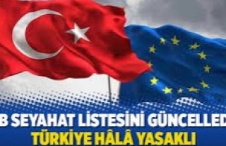 AB seyahat listesini güncelledi