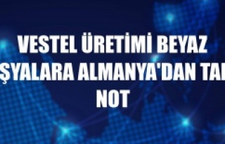 Vestel üretimi beyaz eşyalara Almanya’dan tam...