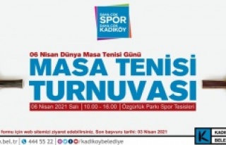 MASA TENİSİ MERAKLILARI KADIKÖY’DE BULUŞUYOR