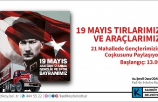 KADIKÖY 19 MAYIS KUTLAMALARINA HAZIR
