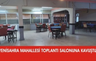 Yenisahra Mahallesi Toplantı Salonuna Kavuştu