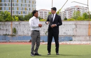 BAŞKAN ADIGÜZEL, YENİLENECEK OLAN YENİSAHRA STADI’NI...