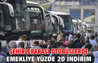 Emekliye Otobüslerde yüzde 20 indirim