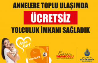 İBB, ANNE KART UYGULAMASI İLE 675 BİN ANNEYE ULAŞTI