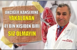 Akciğer Kanserine Yakalanan 41 Bin Kişiden Biri...