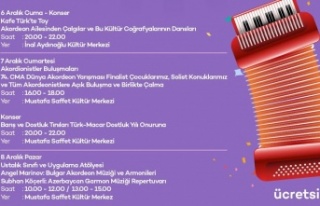 4. ULUSLARARASI İSTANBUL AKORDEON FESTİVALİ BAŞLIYOR