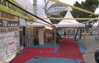 Ataşehir'deki İndirim Çadırına Yoğun İlgi