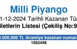 600 milyon TL’lik büyük ikramiyenin tamamı dağıtıldı 