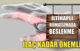 İLTİHAPLI ROMATİZMADA BESLENME İLAÇ KADAR ÖNEMLİ!