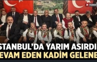 Yaren ateşi İstanbul'da  yakıldı