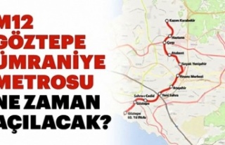 Ümraniye–Göztepe Metrosunda İlerleme Yüzde 88’i...