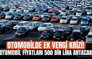 Otomobilde Ek Vergi Şoku: Fiyatlar 500 Bin TL Artıyor 