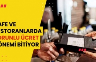 Restoran ve Kafelerde Servis Ücreti Dönemi Bitiyor