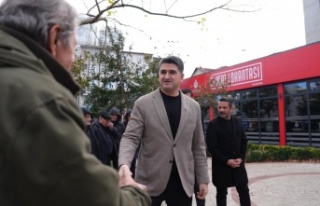 Başkan Onursal Adıgüzel Kent Lokantasında Komşularıyla...