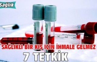 SAĞLIKLI BİR KIŞ İÇİN İHMALE GELMEZ 7 TETKİK!