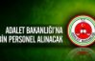 Adalet Bakanlığına 2 Bin Personel Alınacak