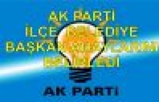 AK Parti Büyükşehir ilçe Belediye Başkan adaylarınıı...