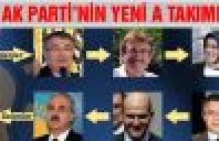 Ak Parti'nin yeni A Takımı belli oldu