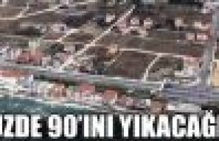 Başkan Akgün 'Buradaki binaların yüzde 90'ını...