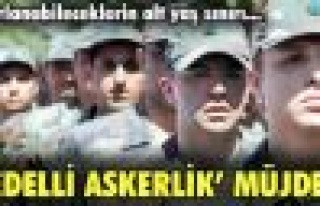 Bedelli askerlik için uzlaşmaya varıldı! Alt sınır...