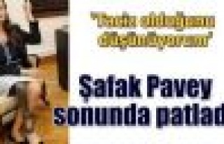 CHP İstanbul Milletvekili Şafak Pavey sonunda patladı!