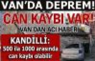 Depremde can kayıpları var