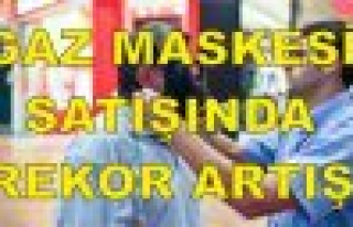 Gaz maskesi satışlarında rekor artış