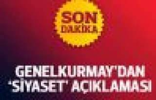 Genelkurmay'dan flaş açıklama