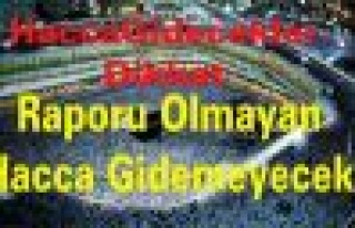 Hacca gidecekler Dikkat