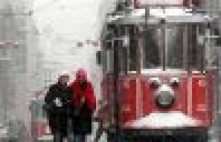 İstanbul’da kar trafiği başladı 