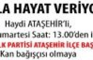 KANIMIZLA HAYAT VERİYORUZ.