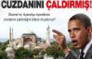 Obama Ayasofya'da cüzdanını çaldırmış!