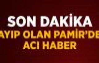 Pamir'in cesedi bulundu