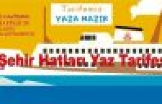 Şehir Hatları Yaz Tarifesine geçiyor