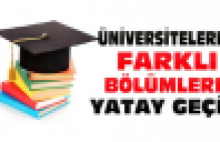 Üniversitenin Bölümleri Arasında Yatay Geçiş...
