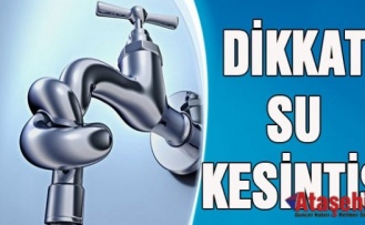 İstanbul'da su kesintisi!