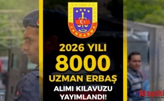 Jandarmaya 8000 Uzman Erbaş Alımı yapılacak
