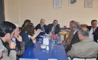 Başkan muhtarlarla bir araya geldi