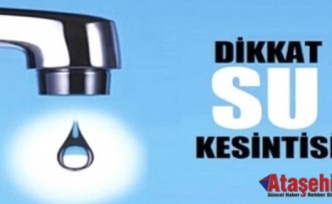Ataşehir'de su kesintisi