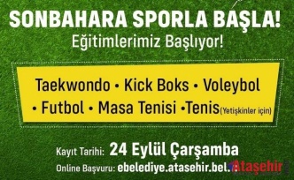 Ataşehir’de Sporla Dolu Bir Sonbahar Başlıyor!
