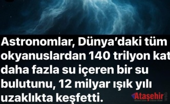 Evrenin En Büyük Su Rezervi Keşfedildi!