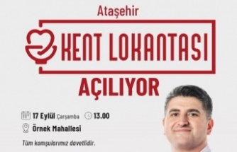 Ataşehir’de Kent Lokantası Açılıyor