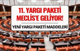 11. Yargı Paketi Meclis’e Geliyor