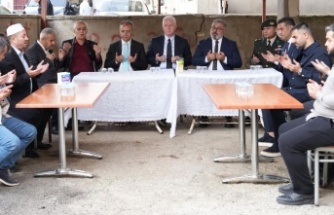 Vali Davut Gül’den Gazimiz Hüseyin Delen’in Ailesine Taziye Ziyareti 