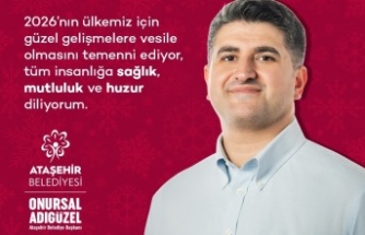 Ataşehir Belediye Başkanı Onursal Adığüzel’den Yeni Yıl Mesajı